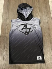 Mens Jock 7v7 Football All Out Elite Hoodie Spandex Compression Shirt Small