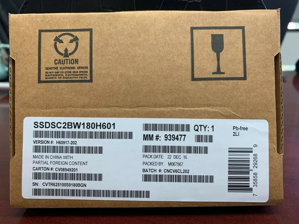 *UNUSED* INTEL SSD 535 Series 180GB SSDSC2BW180H601 - FREE SHIPPING - Image 3 of 3