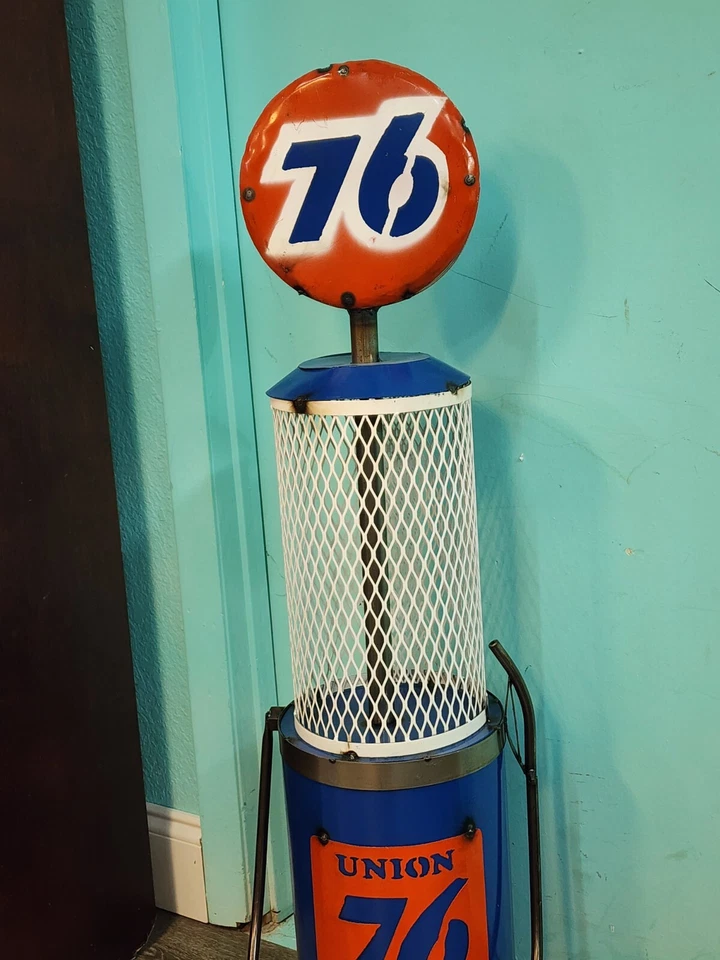 union 76 oil Gas Pump Advertising 39" X 11" Unique Fun Men Cave Entryway Room - Image 3 of 4