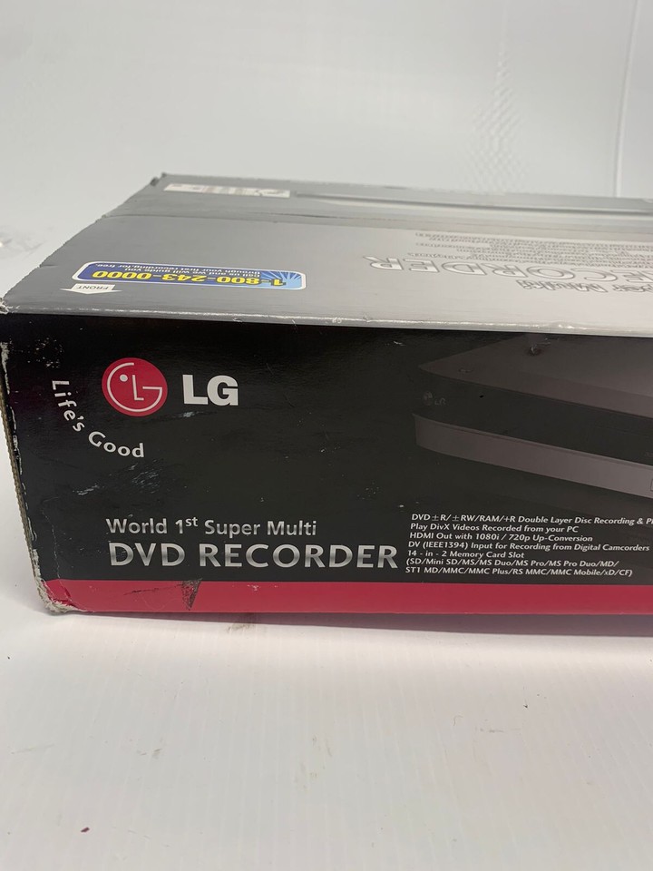LG World Super Multi DVD Recorder Model DR1F9H FREE SHIPPING eBay