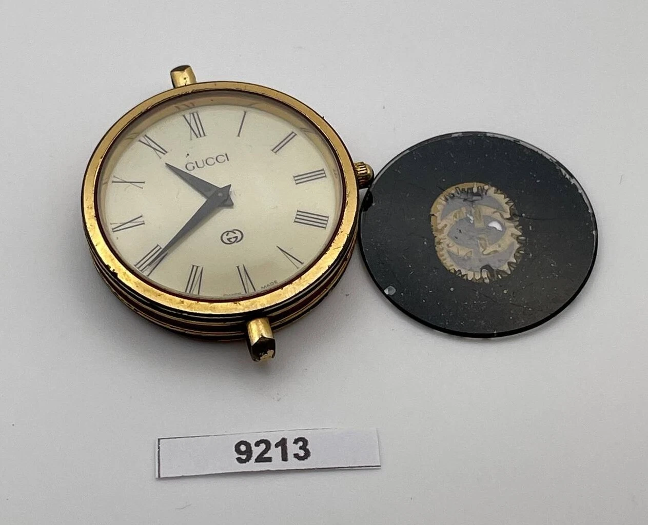 MONTRE FEMME PROJECT TO FIX GUCCI OR ROMAIN TRI COULEUR OR MONTRE D'EXPÉDITION EU 9213