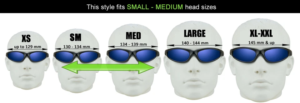 Biker Sunglasses Motorcycle Riding Glasses Foam Padded Blue Orange Red Stripe - Image 2 of 3