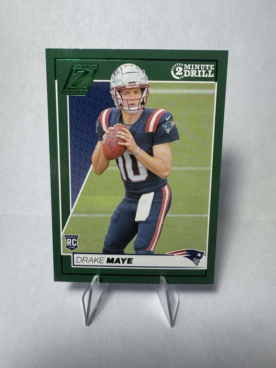 Drake Maye (RC) 2024 Zenith Green 2 Minute Drill #129 New