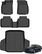 Floor Mats  Cargo Liner for Honda Accord 2023-2025, All Weather Automotive TPE.
