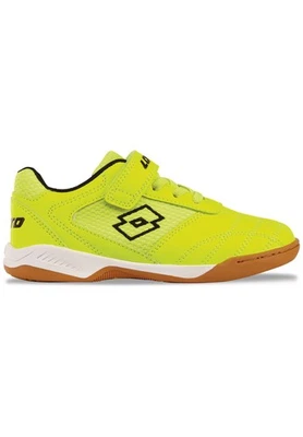 Lotto Chaussures WHIZZER T Adolescent Bas Sneaker 2600120T 2411 Fr. Jaune/Noir - Photo 1/4