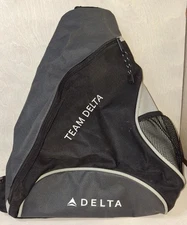 Delta Air Lines Shoulder Crossbody Backpack Sling Bag with Adjustable Strap