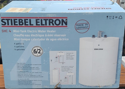 New In Box, Never Opened STIEBEL ELTRON SHC 4 Electric Mini-Tank Water Heater 