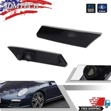 Smoke Front Side Marker Corner Lights Set For Porsche 911 997 987 Cayman Boxster