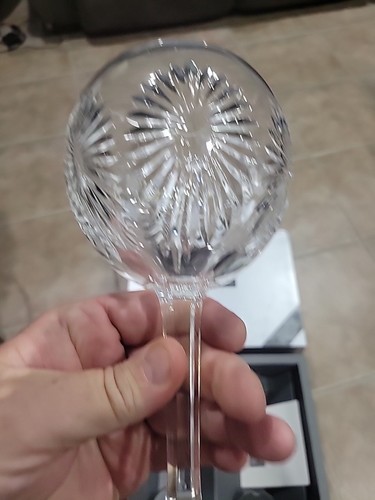 2 Waterford Crystal Millennium Prosperity Toasting Balloon Wine Goblets NIB - Picture 11 of 13