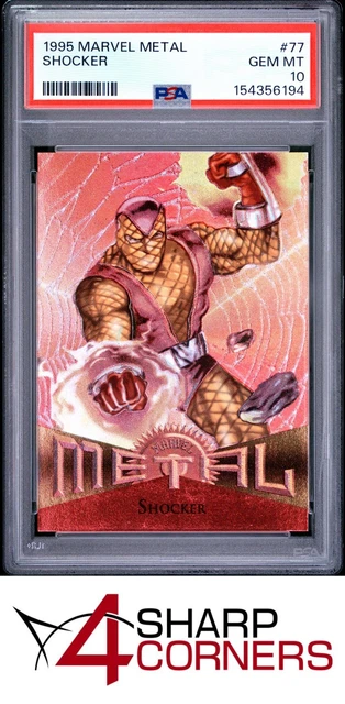 1995 Marvel Metal #77 Shocker PSA 10