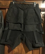 Rare! Boris Bidjan Saberi P8 Deconstructed / Layered Shorts SS17 helmut lang