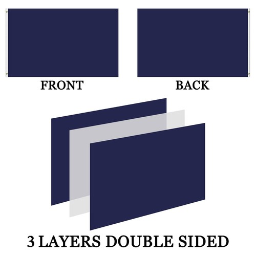 Marine Flagge 2x3 doppelseitig - strapazierfähig 3-lagig 210D mit Canvas Kopf & 2 BH... - Bild 3 von 7