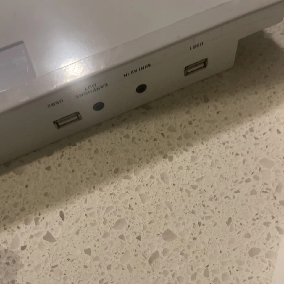 15.6 In Flip Down Smart  TV ±180° Rotation  Under Cabinet Kitchen TV Mahogany - Image 4 of 4