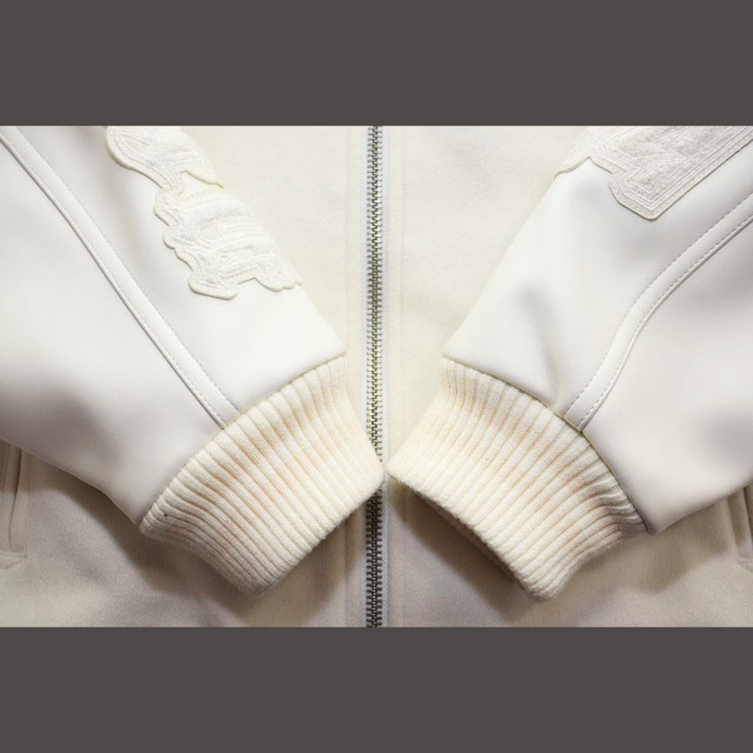 UNKNOWN LONDON LOGO VARSITY JACKET WHITE L STARJAN 250219 UNKNOWN LONDON LOGO VARSITY JACKET WHITE L STARJAN 250219