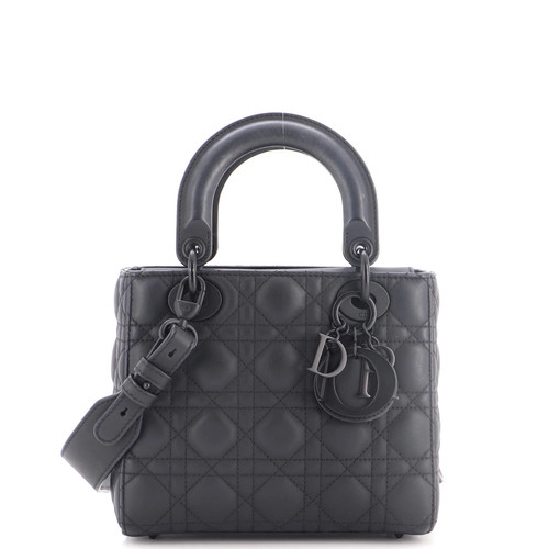 Christian Dior Ultra Matte My ABCDior Lady Dior Bag Cannage Quilt Calfskin