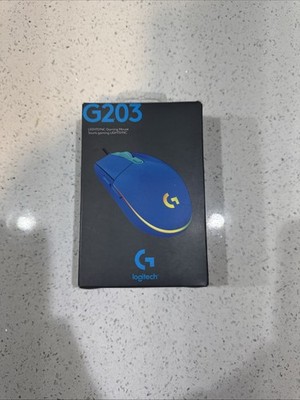 Logitech G203 Lightsync Wired USB 6 Button Gaming Mouse Blue Green