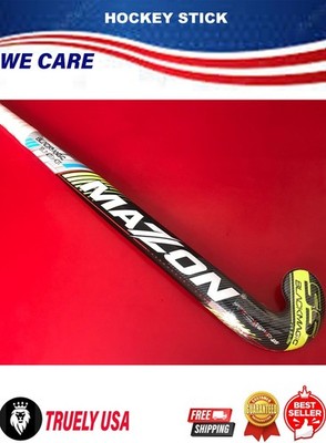 Mazon Black magic Slingshot Composite Field Hockey stick 37.5'' free Grip