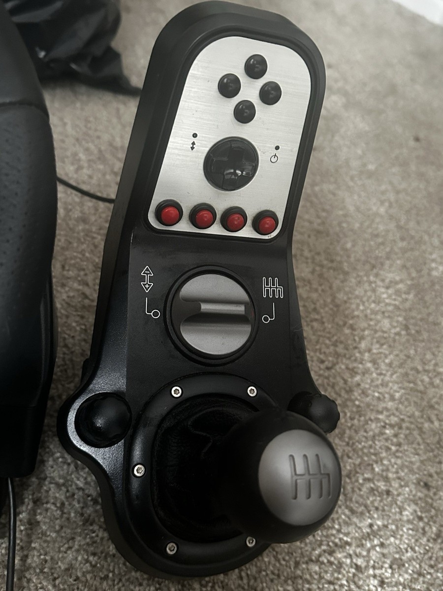 Logitech G25 Racing Wheel, Shifter, Pedals, Power Supply