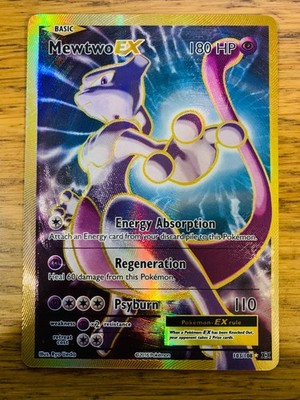 LP! Mewtwo EX (103/108) XY Evolutions Full Art Ultra Rare Pokemon Karte!