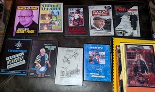 HUGE Street Magic lot MAGIC DVD MAGIC Books Magic Trick David Blaine Gazzo 🔥