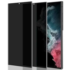 YWXTW [2 Pack] Galaxy S22 Ultra Privacy Screen Protector, Tempered Glass Anti...