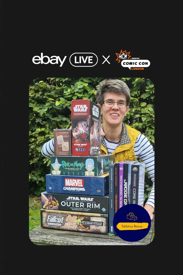 LIVE from MCM Comic Con Board Game & RPG Auctions with Tabletop Rescue