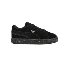PUMA Suede Mono Triplex Lace Up Toddler Boys Black Sneakers Casual Shoes 386855
