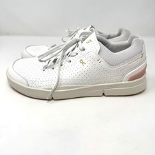 NEW On Cloud The Roger Centre Court Sneakers Shoes Womens 10.5 White Woodrose
