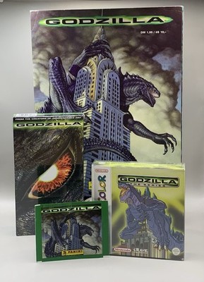 Godzilla The Series Game Boy Color CIB PAL+ VHS Sealed Panini Album 1998 Bundle