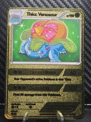Thicc Charizard Pikachu Venusaur & Blastoise Collectible Metal
