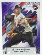2025 Topps Pristine Purple Refractors #237 Jacob deGrom 21/99 