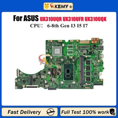 UX310UAK Motherboard For ASUS UX310UQK U3000U UX310UV RX310U Mainboard W/CPU