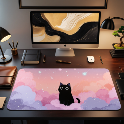 MTG Playmat | Cute Cat Pastel Themed TCG Playmat | Unofficial MTG