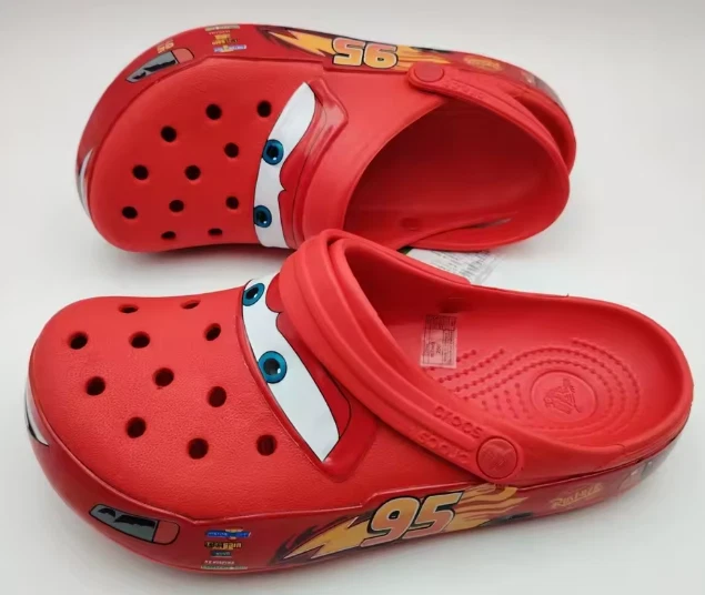Disney Pixar Lightning Mcqueen Crocs Clogs Red Adult Unisex - Image 3 of 4