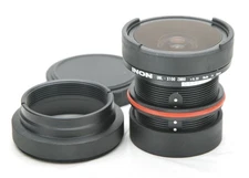 Inon UWL-S100 ZM80 Wide Conversion Lens With M52-M67 Mount Converter. Very Clean