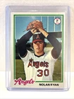 1978 Topps Baseball Card # 400 Nolan Ryan HOF California Angels