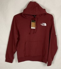 Felpa con cappuccio uomo The North Face taglia Large EVO Throwback Sumac Borgogna 48x27” nuova