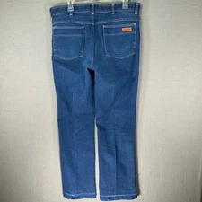 Wrangler 881 SONY Mens Jeans 36x30 Blue Denim Straight Leg Cotton Bootcut