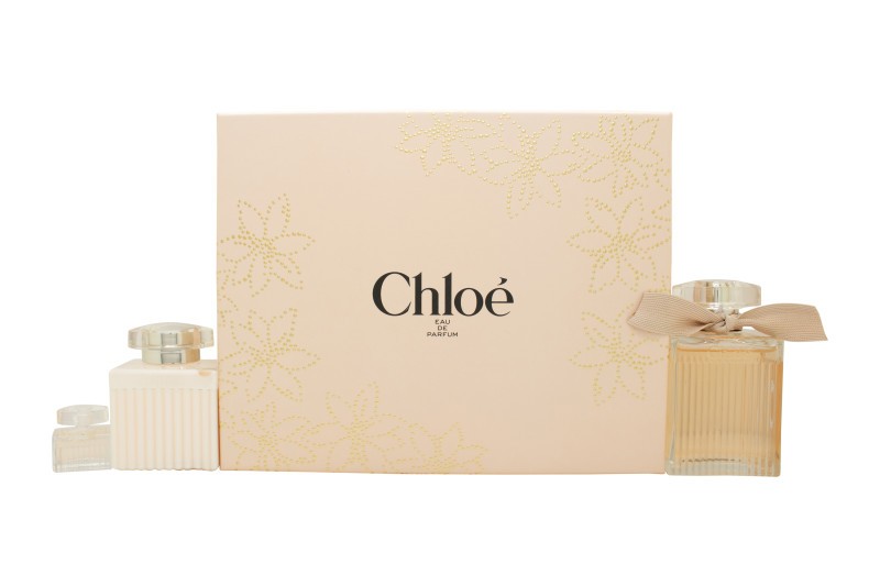 Chloé Gift Set 100ml Eau de Parfum EDP + 100ml Body Lotion + 5ml EDP