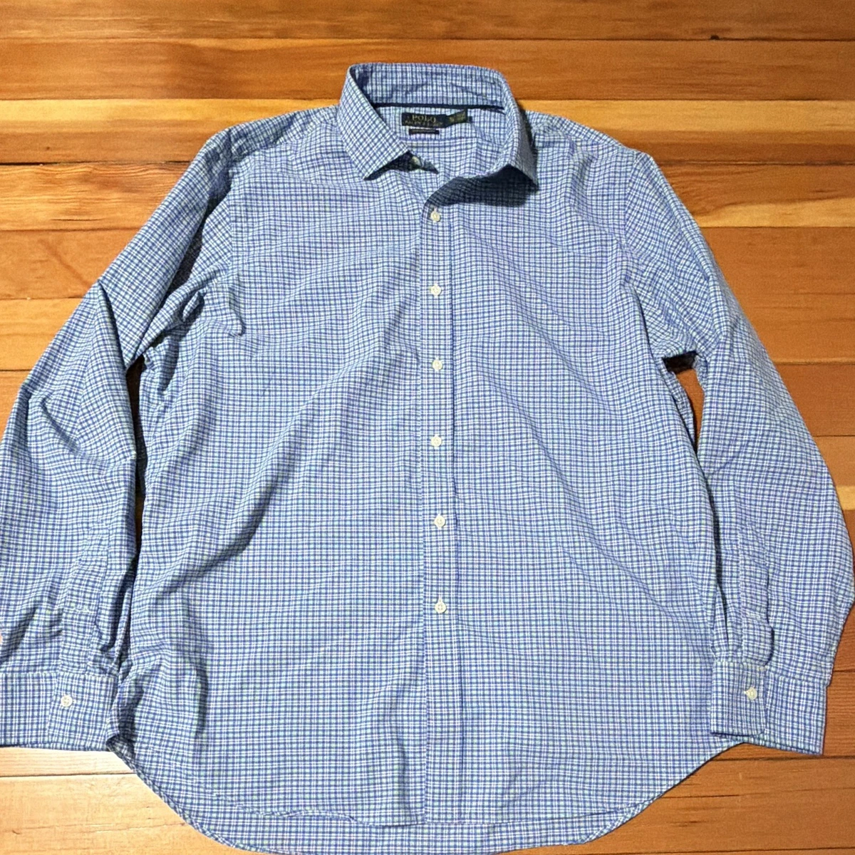 ralph lauren dress shirts ebay NWT Polo Ralph Lauren Mens Classic Fit Cotton Oxford Multicolor Pony Dress  Shirt