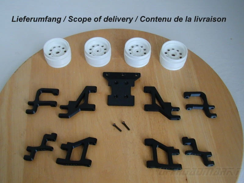 DT-02 Chassis Conversion Set für Tamiya Sand Street Rover RC 1/10 - Bild 3 von 4