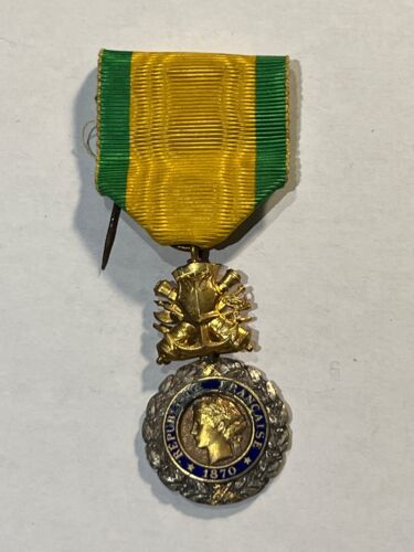 Médaille Valeur et Discipline 1870 (158-48/P12) - Photo 1 sur 2