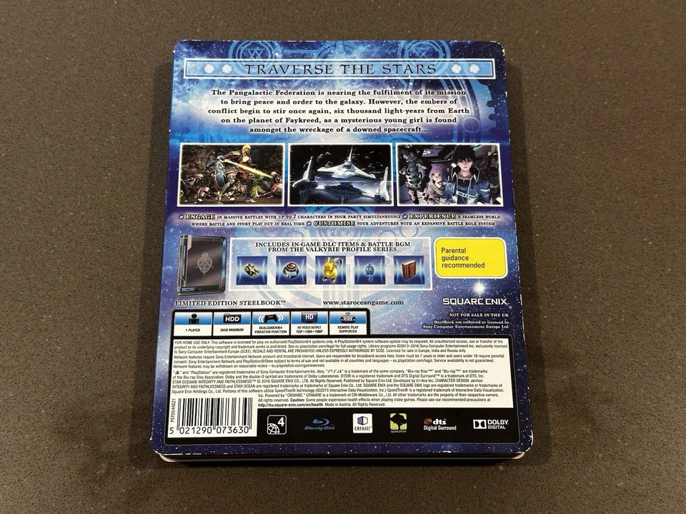 Star Ocean Integrity And Faithlessness Limited Edition PS4 Game In Great Cond✅ - Image 3 of 4