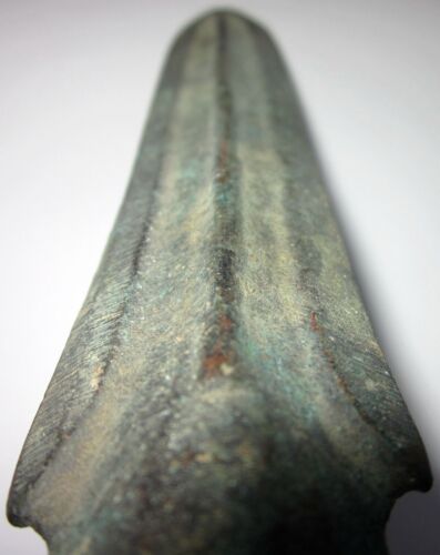 Vintage WarringStatesPeriod Sword Dagger-Axe War Lance Weapon Bronze Spearhead - Picture 15 of 24