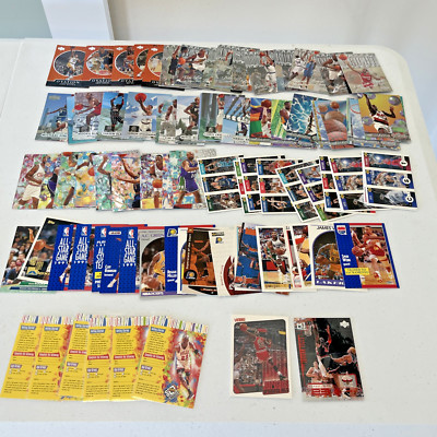 Lot of 100+ Michael Jordan Metal NBA 1990's-2000 HOF UD Ovation lot EX,-NM MJ
