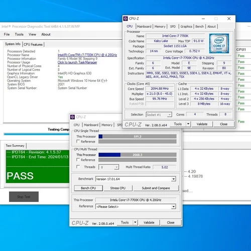 Intel Core i7 7700K KabyLake 7th generation LGA1151 - Picture 8 of 8