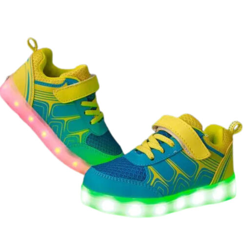 Cool enfants charge USB lumière DEL colorée chaussures enfants enfants chaussures de course - Photo 1 sur 4