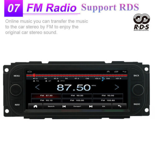 6,8" Android 14 Autoradio GPS Wifi für Chrysler Jeep Dodge 1998-2010 mit Carplay - Bild 13 von 24