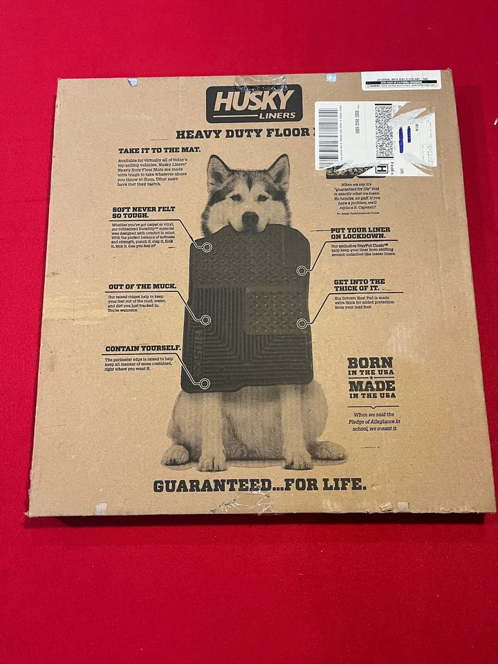 Alfombrilla Husky Liner 52023 de alta resistencia alfombrillas de segundo o tercer asiento Foto 3 de 4