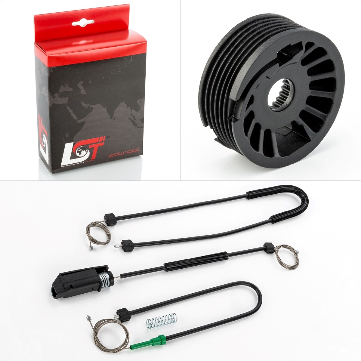 Window Regulator Repair Kit Front Left / Right - For VW New Beetle Cabrio